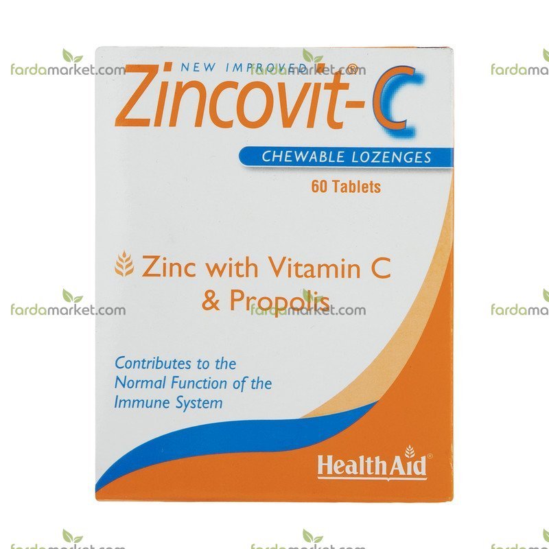 قرص جویدنی زینکوویت ث 60 عددی هلث اید 