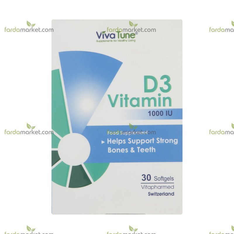 سافت ژل ویتامین D۳ ۳۰ عددی