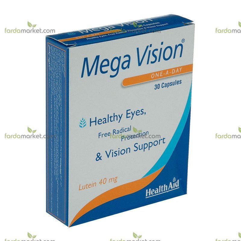 کپسول مگاویژن ۳۰ عددی هلث اید 