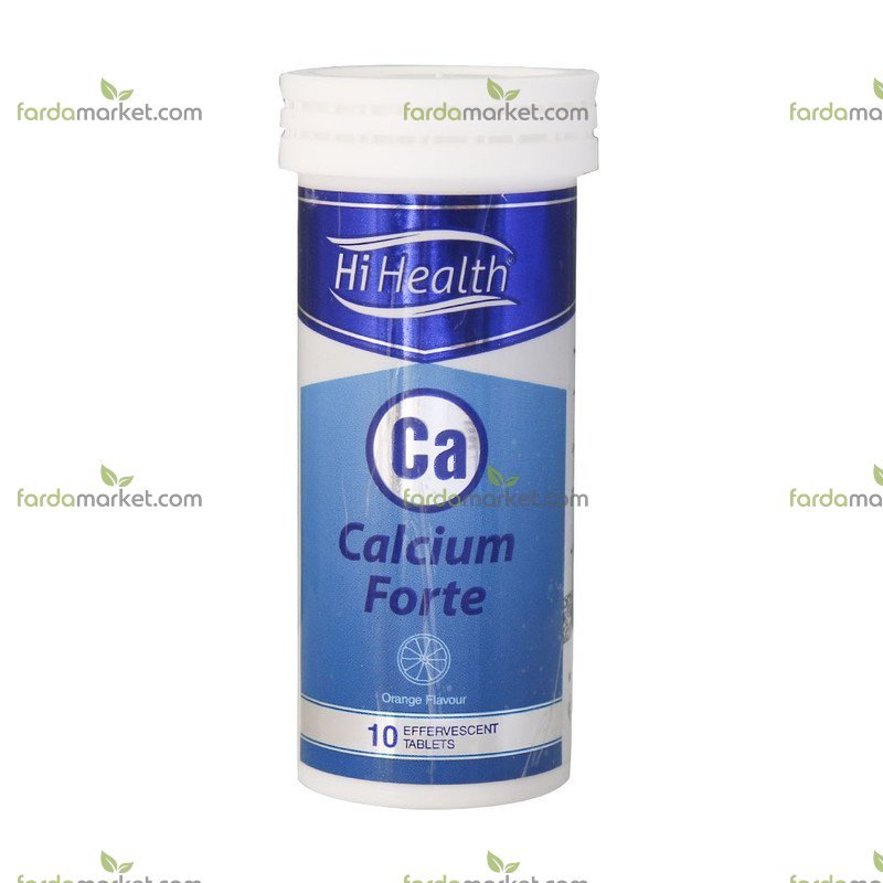 قرص جوشان کلسیم فورت 10 عددی های هلث