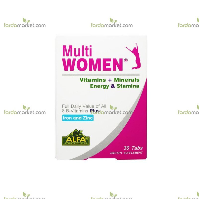 قرص مولتی وومن ۳۰ عددی آلفا ویتامینز
