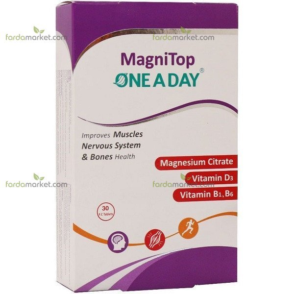 قرص مگنی تاپ ۳۰ عددی دنیا دارو سپهر