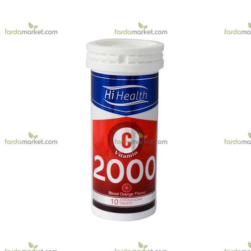 قرص جوشان ویتامین ث 2000 - 10 عددی های هلث 