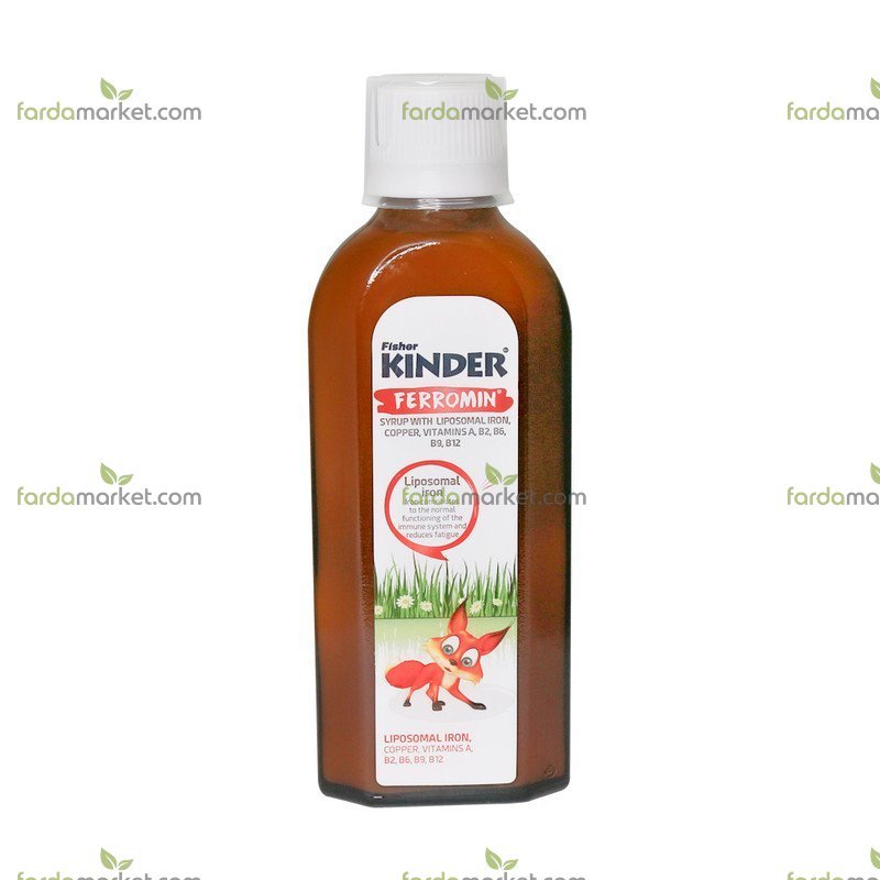 شربت فرومین 200 میلی لیتر فیشر کیندر 
