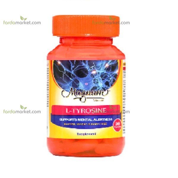 کپسول ال تیروزین ۳۰ عددی مگنوم ویتامینز