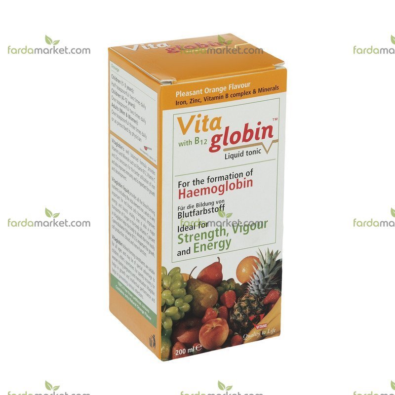 شربت ویتاگلوبین 200 میلی لیتر ویتان 