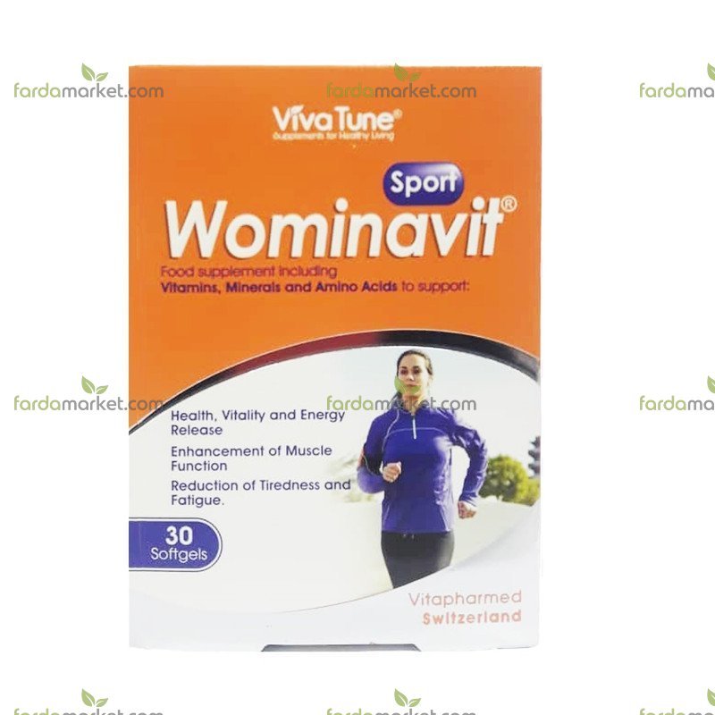 سافت ژل ومیناویت اسپرت ۳۰ عددی