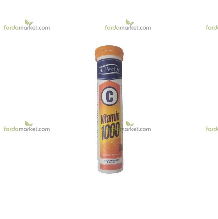 قرص جوشان ویتامین ث ۱۰۰۰ میلی گرم بسته ۲۰ عددی - Health