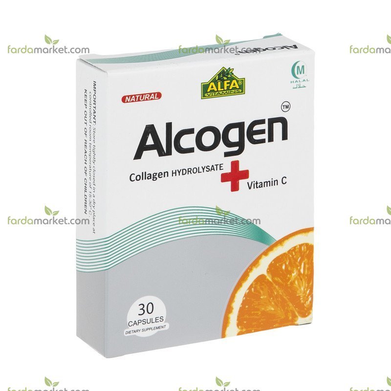 کپسول آلکوژن ویتامین ث ۳۰ عددی