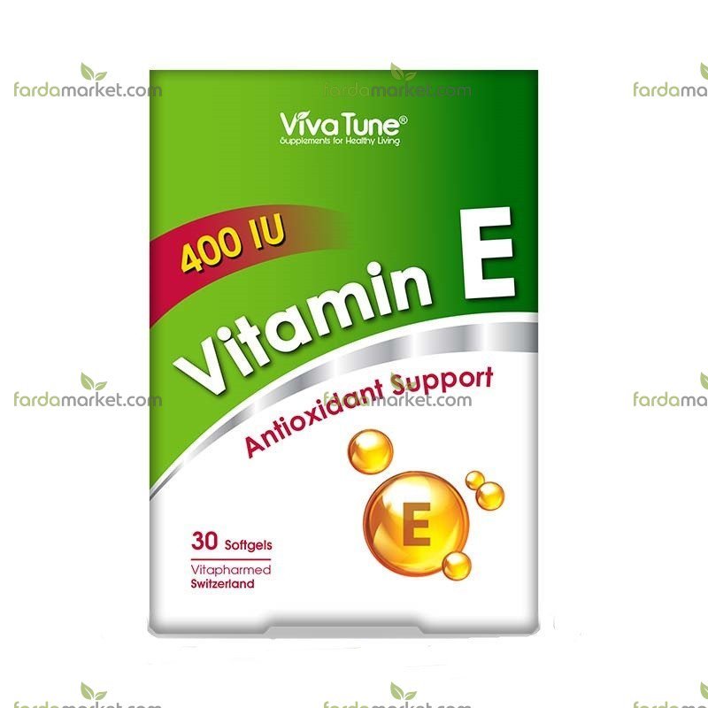 سافت ژل ویتامین ۴۰۰ E واحد بسته ۳۰ عددی ویواتون