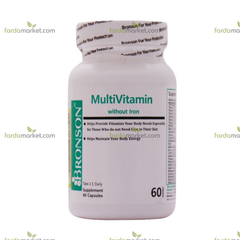 کپسول مولتی ویتامین 60 عددی برونسون 