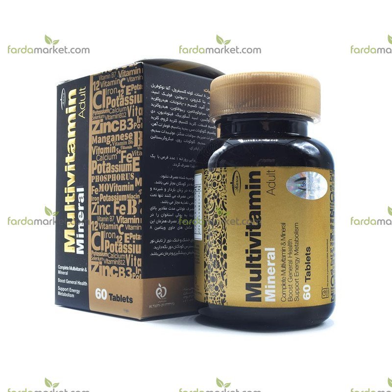 قرص مولتی ویتامین مینرال ۶۰ عددی