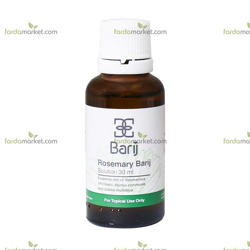 محلول رزماری ۳۰ میلی لیتر - باریج اسانس