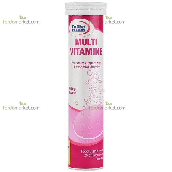 قرص جوشان مولتی ویتامین ۲۰ عددی - یوروویتال