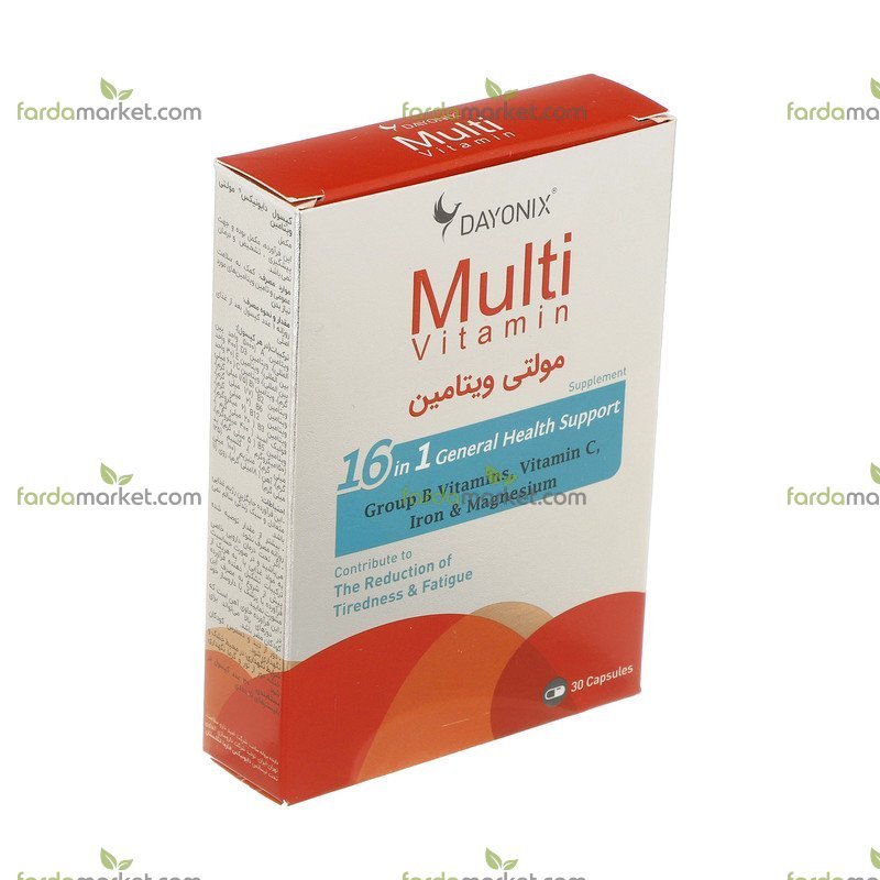 کپسول مولتی ویتامین 30 عددی دایونیکس 