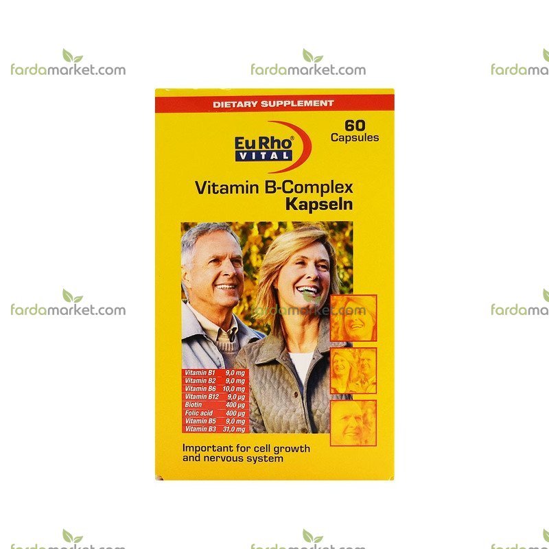 کپسول ویتامین ب کمپلکس 60 عددی یوروویتال 