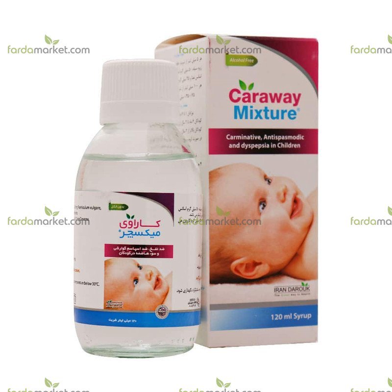 شربت کاراوی میکسچر - ۱۲۰ میلی لیتر (ایران داروک)