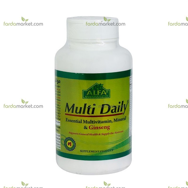 قرص مولتی دیلی ۶۰ عددی آلفا ویتامینز