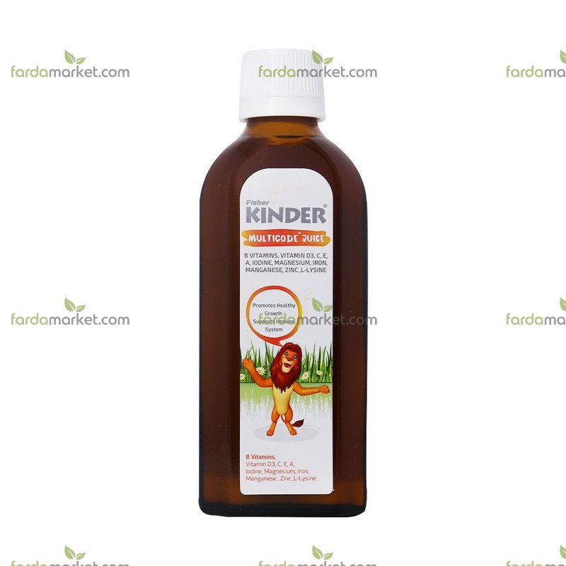 شربت مولتی کد 200 میلی لیتر فیشر کیندر 