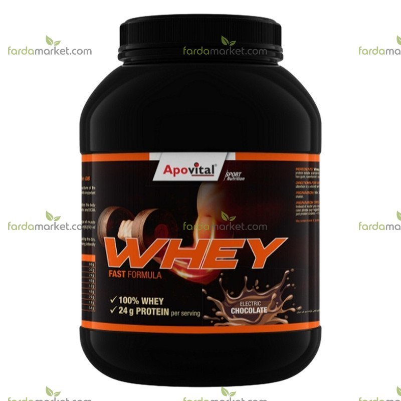 پودر پروتئین وی با طعم شکلات ۱۰۰۰ گرم - آپوویتال