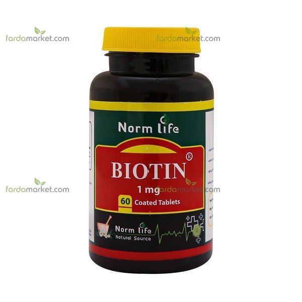 بیوتین ۱ م گ قرص روکشدار ۶۰ عدد نورم لایف