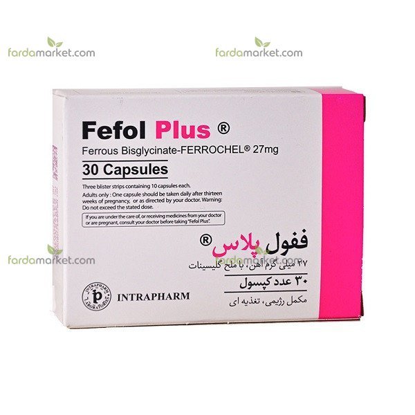 کپسول ففول پلاس 30 عددی اینترافارم 