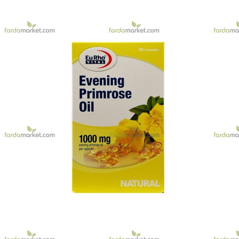 کپسول ایوینینگ پرایم رز اویل ۳۰ عددی یوروویتال