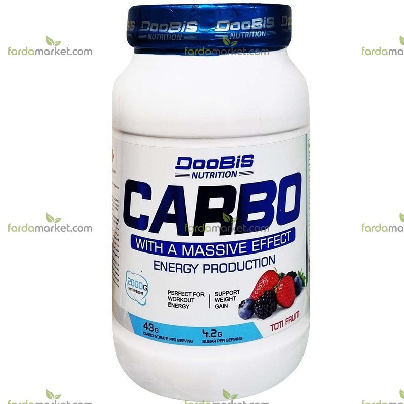 پودر کربو با طعم توتی فروتی ۲۰۰۰ گرم - دوبیس