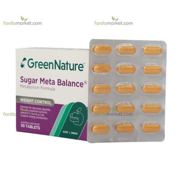 قرص شوگر متا بالانس ۳۰ عددی - گرین نیچر