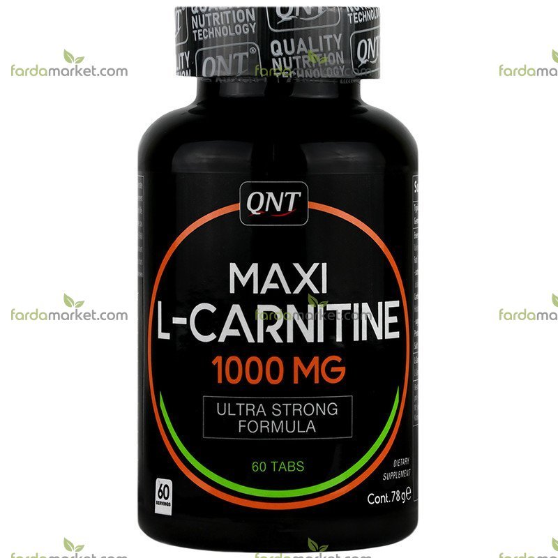 ماکسی ال کارنیتین ۱۰۰۰ میلی گرم ۶۰ عددی
