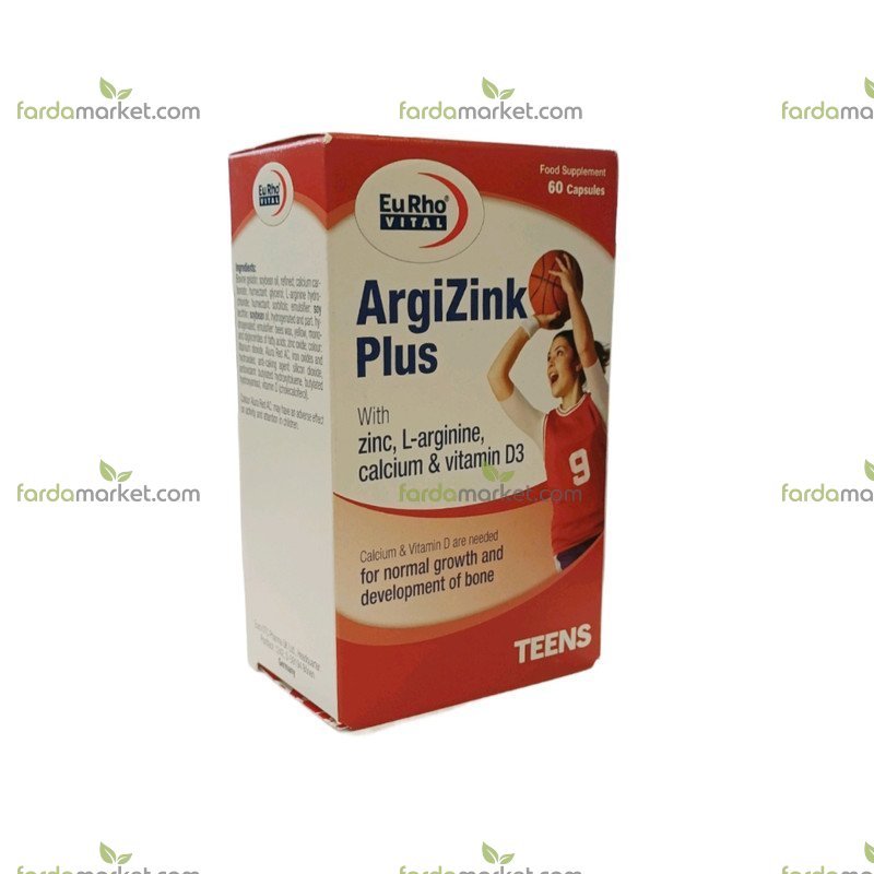 کپسول  آرژی زینک پلاس ۶۰ عددی یوروویتال