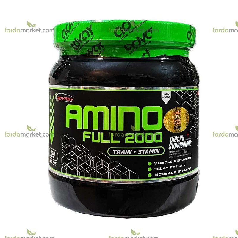 قرص آمینو فول ۲۰۰۰ ادوای بسته ۳۲۵ عددی