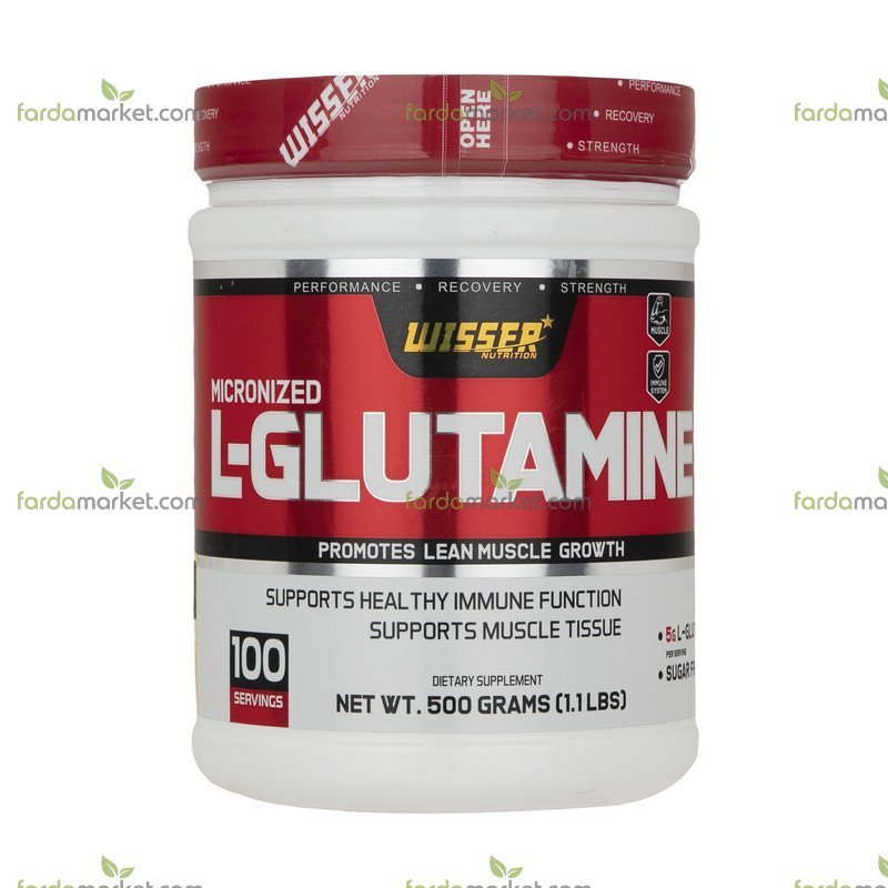 پودر ال گلوتامین ۵۰۰ گرم - ویثر