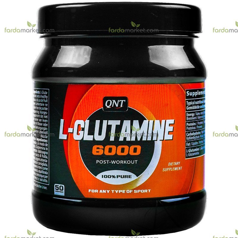 پودر ال گلوتامین ۶۰۰۰ - ۵۰۰ گرم (کیو ان تی)