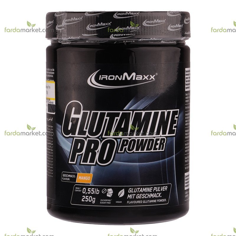 پودر گلوتامین پرو با طعم انبه - ۲۵۰ گرم (آیرون مکس)