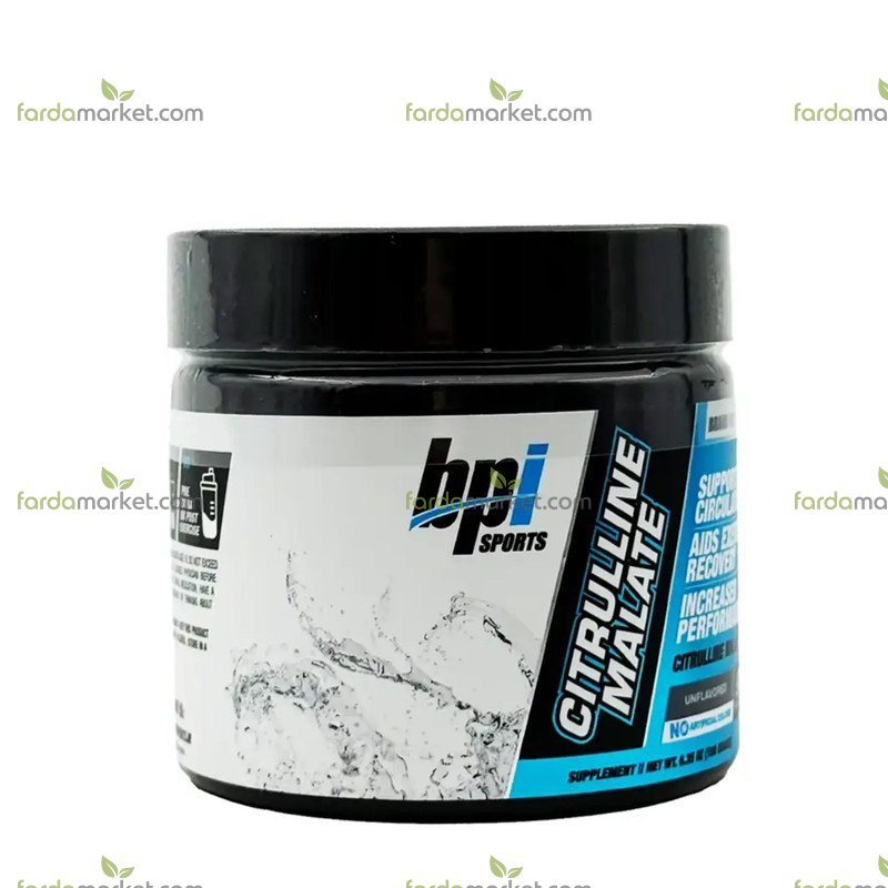 پودر ال سیترولین مالات بدون طعم ۱۸۰ گرم - بی پی ای اسپورت