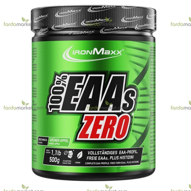 پودر آمینو EAA زیرو آیرون مکس - ۵۰۰ گرم (آیرون مکس)