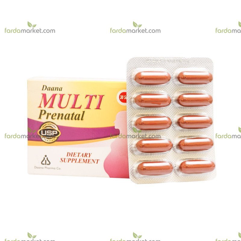 کپسول مولتی پریناتال ۳۰ عددی دانا فارما