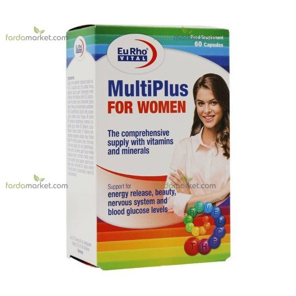 یوروویتال مولتی پلاس برای خانم ها - ۶۰ عدد کپسول