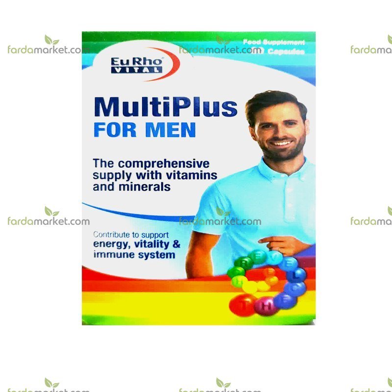 یوروویتال مولتی پلاس برای آقایان کپسول پلت ۶۰ عدد