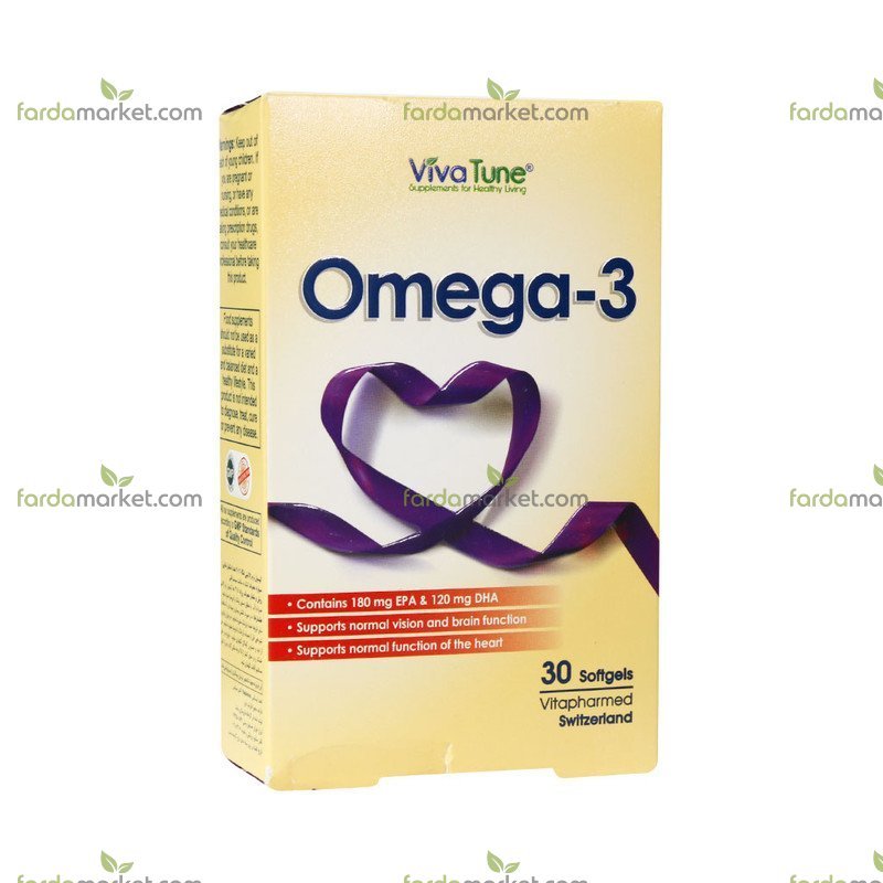 کپسول نرم ژلاتینی امگا ۳ بسته ۳۰ عددی ویواتیون