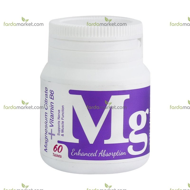 قرص منیزیم سیترات و ویتامین ب۶ ۶۰ عددی نوتری پاد