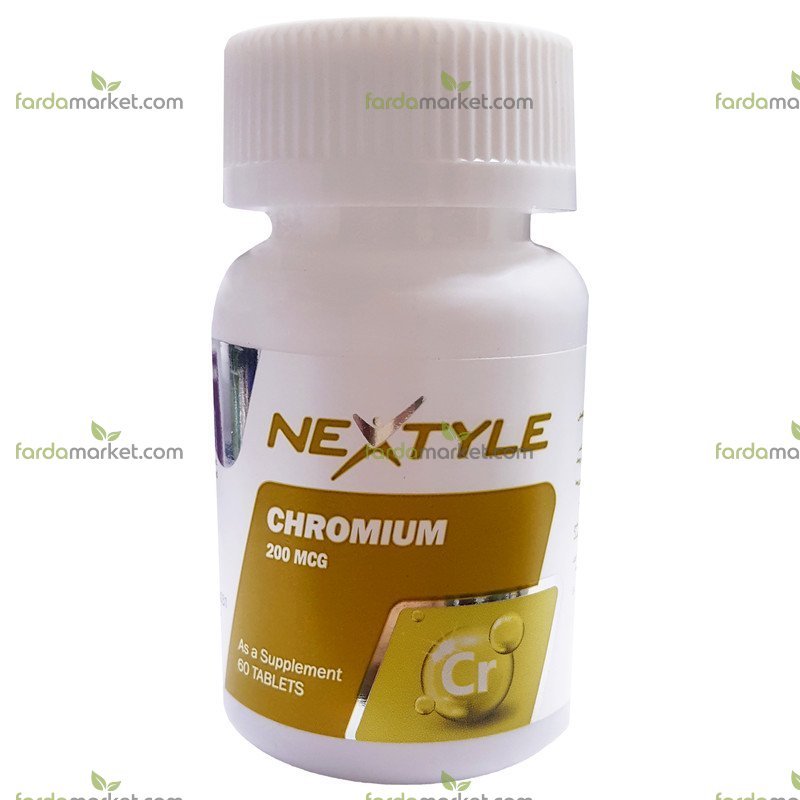 قرص کروم ۲۰۰۰ میکروگرم بسته ۶۰ عددی نکستایل