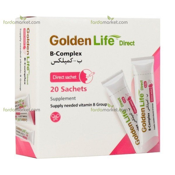 ساشه ب کمپلکس ۲۲ گرم بسته ۲۰ عددی - گلدن لایف