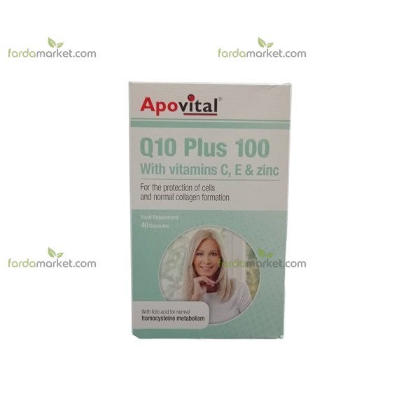 قرص کیوتن پلاس ۱۰۰ آپوویتال بسته ۴۰ عددی
