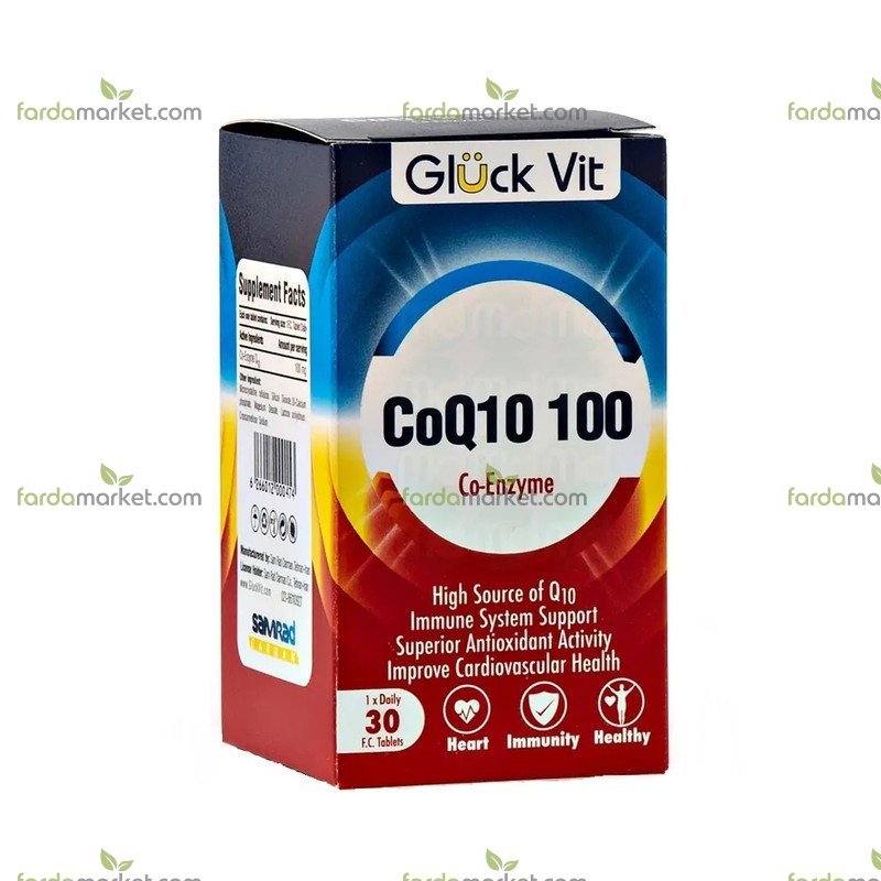 قرص کوکیوتن گلوک ویت ۱۰۰ میلی گرم بسته ۳۰ عددی