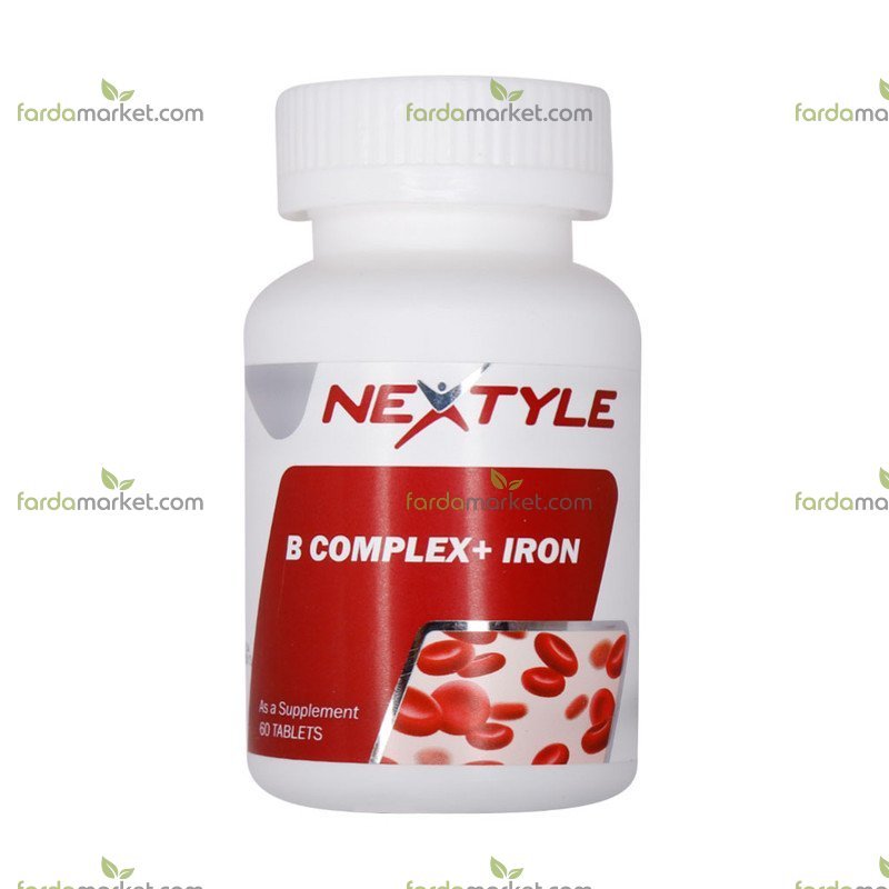 قرص ب کمپلکس پلاس آهن ۶۰ عددی نکستایل