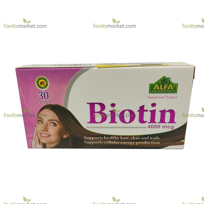 قرص بیوتین ۴۰۰۰ ۳۰ عددی - آلفا