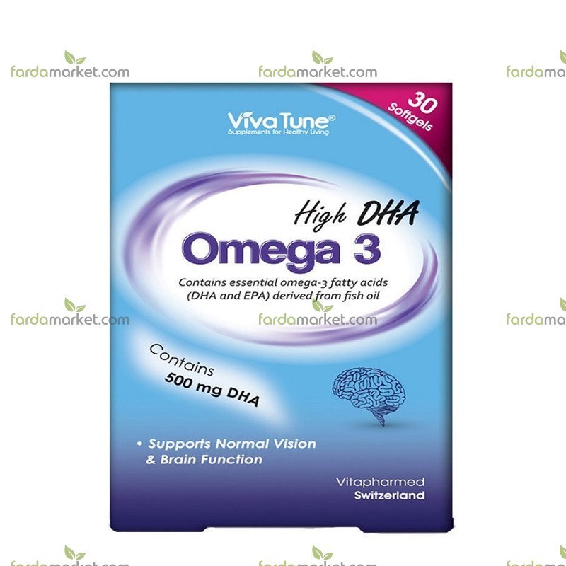 کپسول امگا ۳ های دی اچ ای ویواتیون بسته ۳۰ عددی