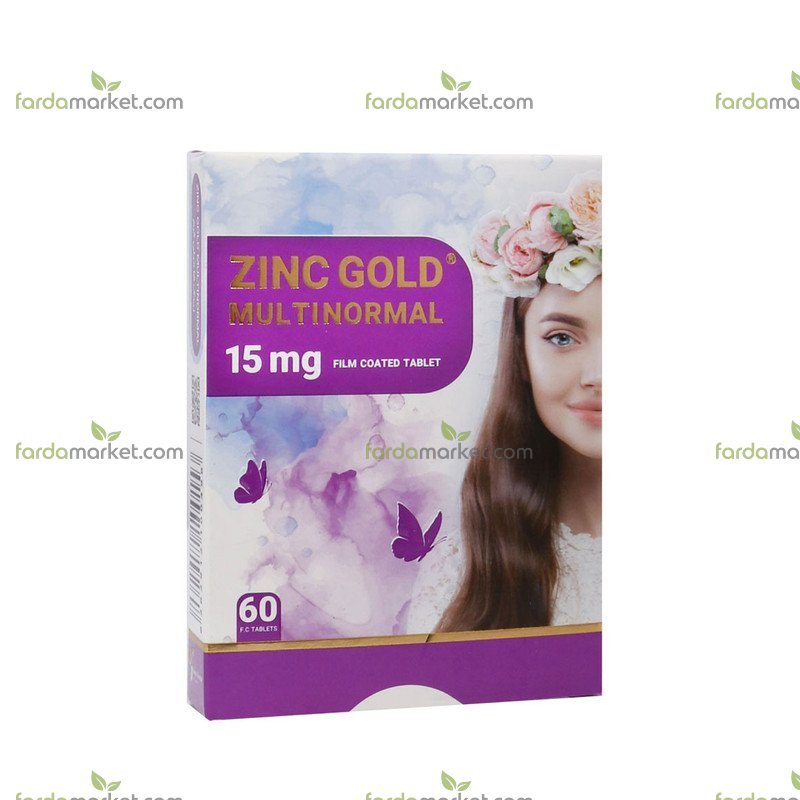 قرص زینک مولتی نرمال ۱۵ میلی گرم - بسته ۶۰ عددی